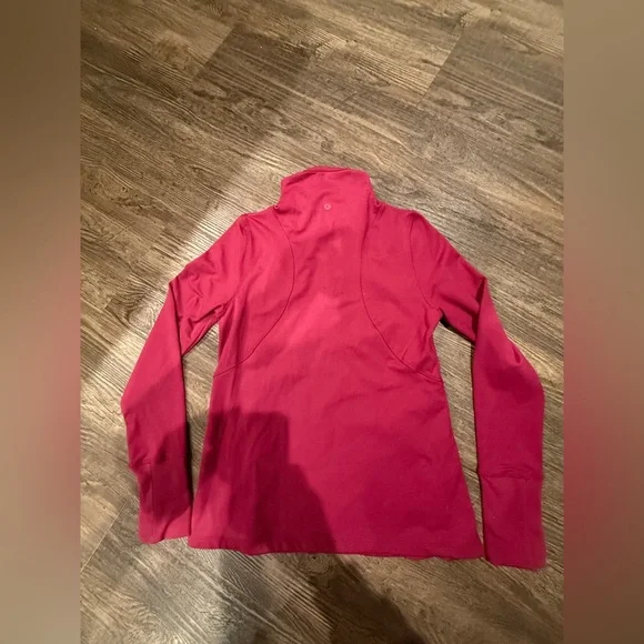 Danskin Raspberry Quarter-Zip Performance Pullover - Picture 5 of 5